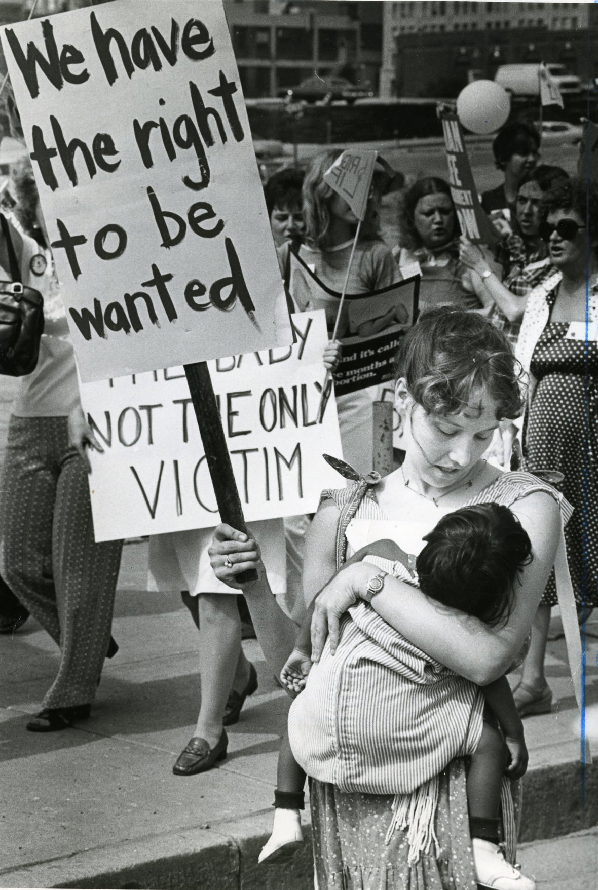 1978 - Abortion rights supporters in downtown St. Louis
